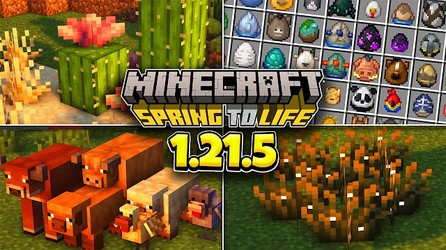 Minecraft: Java Edition 1.21.5 - Spring to Life